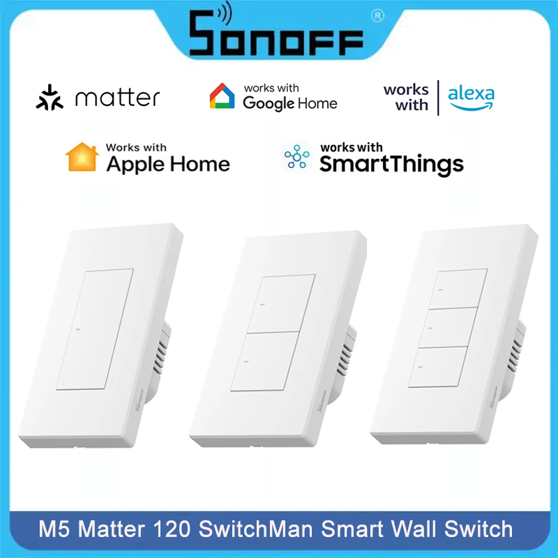 Sonoff - SONOFF M5 Matter Smart Wandschalter 120/86