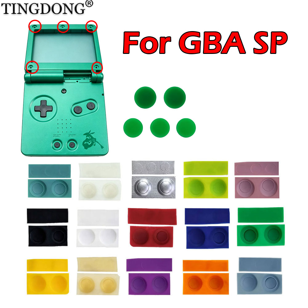 Shelly Plug - 1/2/5/10er-Set GBA SP Gehäuse-Ersatzteile – Gummi-Schraubenloch-Staubschutz,
