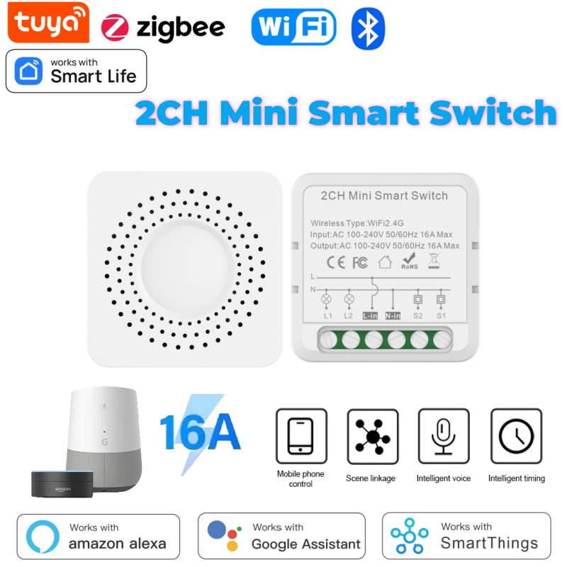 Smart Relay Tuya - Tuya Mini Smart Switch WiFi 1-2-3-4-Gang-Schalter