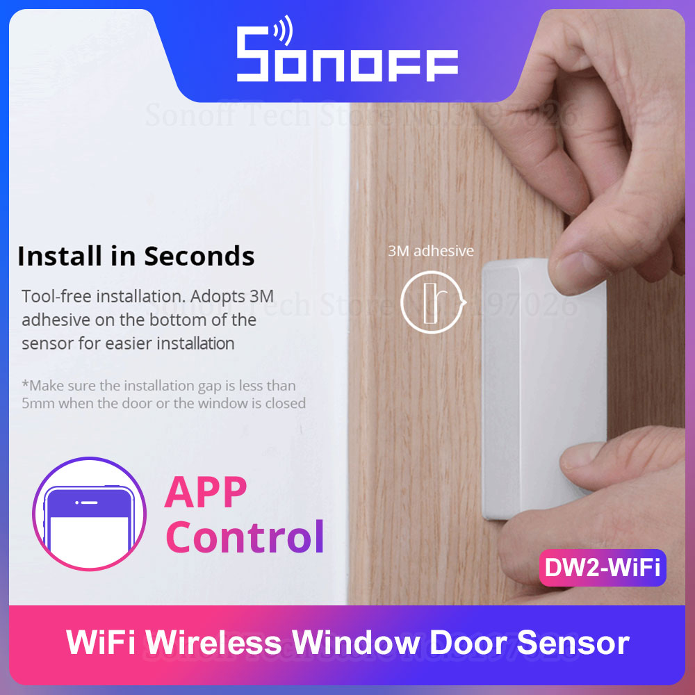 Sonoff DW2-WiFi Drahtlose Sich – Sonoff Bewertung und Preis