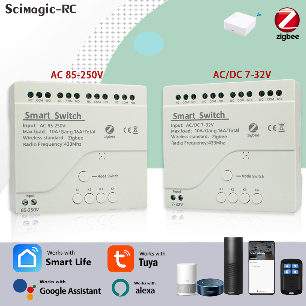 4CH Zigbee Tuya Smart Home Rel – Home Assistant Tuya Bewertung und Preis