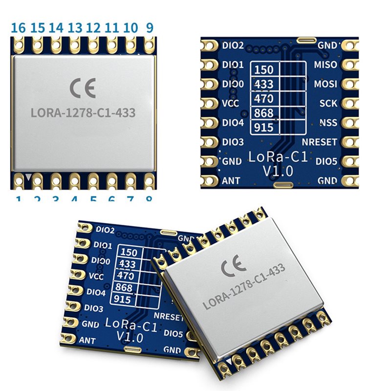 Lora1278-C1 433Mhz Drahtloses  – Smart Home Module Iot Bewertung und Preis