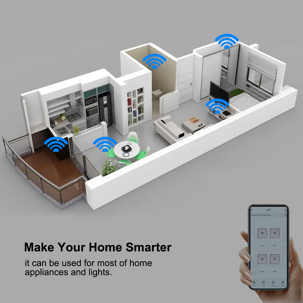 Smart Switch 4-Kanal-Relaismod – Tuya 4 Channel Bewertung und Preis