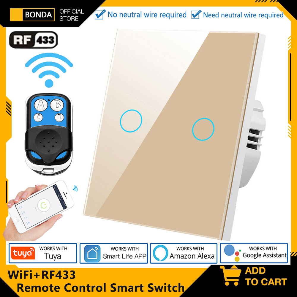 Tuya EU WiFi+RF433 Smart Fernb – Smart Relay Tuya Bewertung und Preis